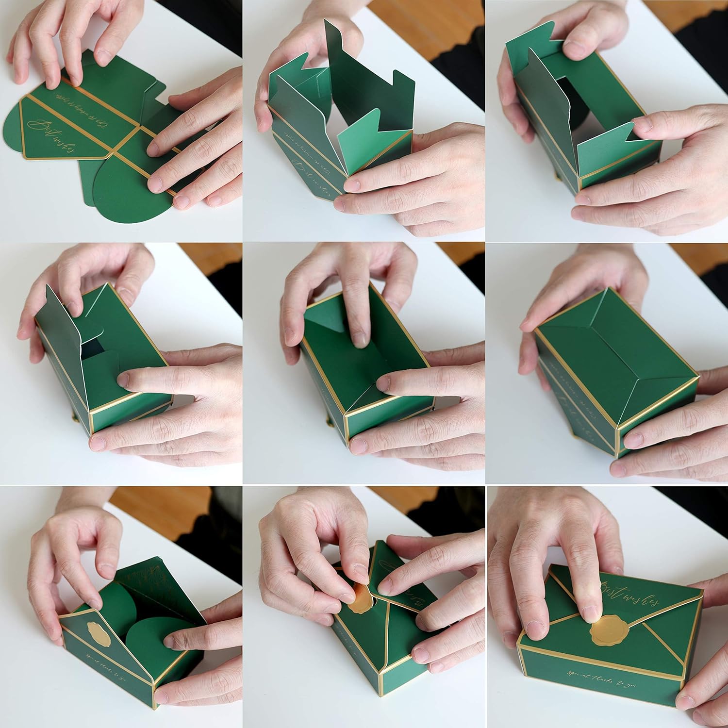 POTTIIS 20Pcs Candy Box Gift Boxes for Wedding Birthday Parties