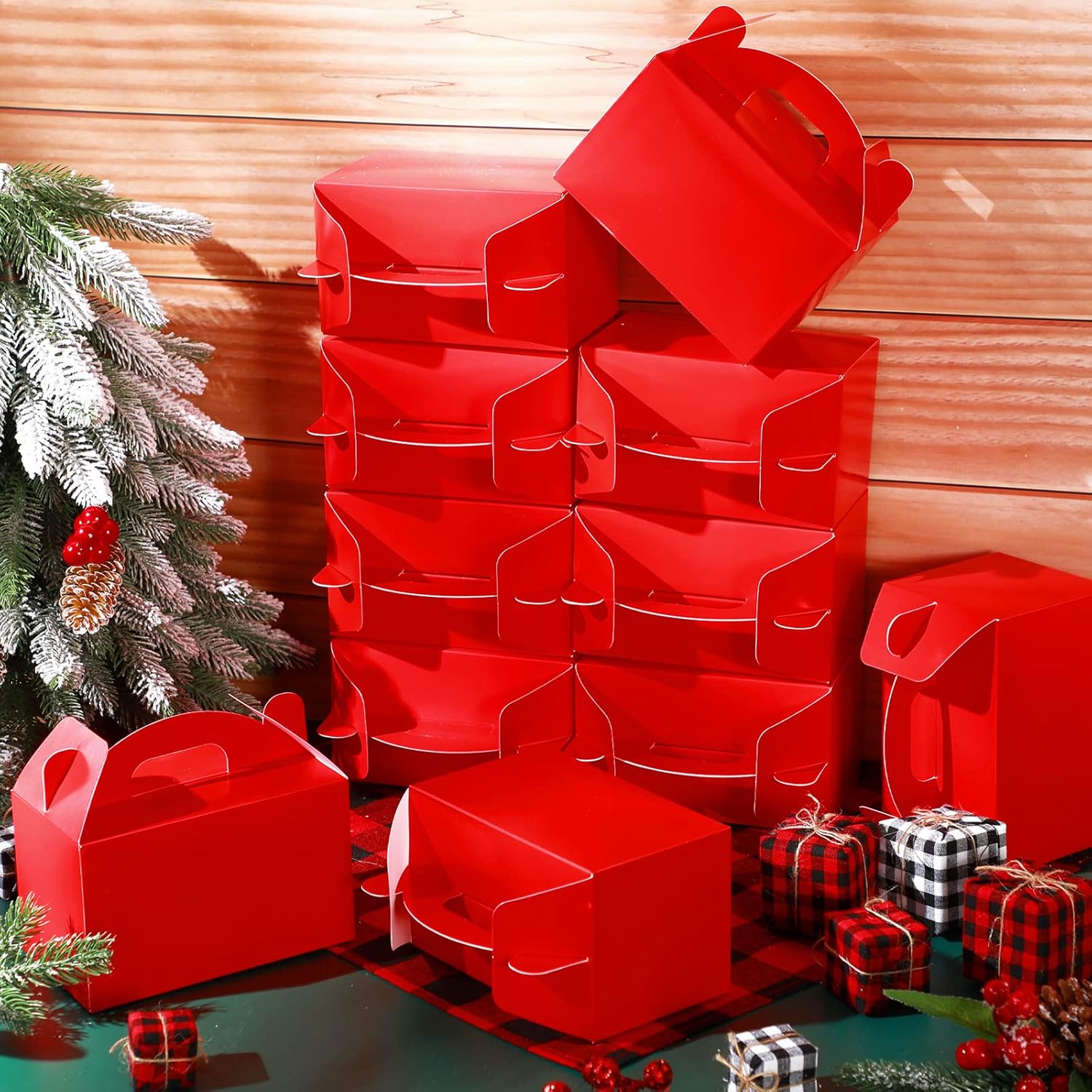 Chrisfall 36 Pcs Gable Treat Boxes for Parties