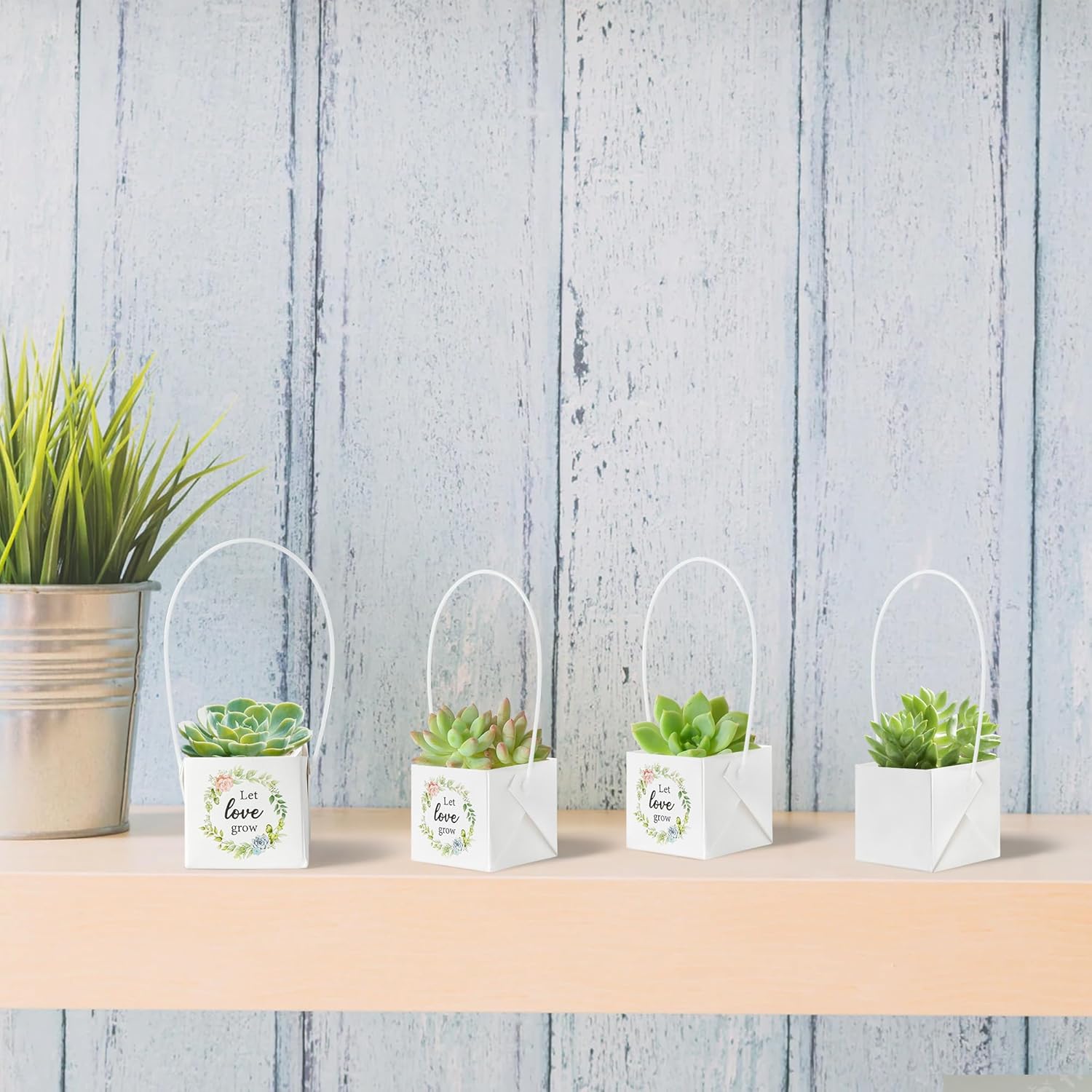 WATINC 40Pcs Succulent Gift Wrap Bags Set
