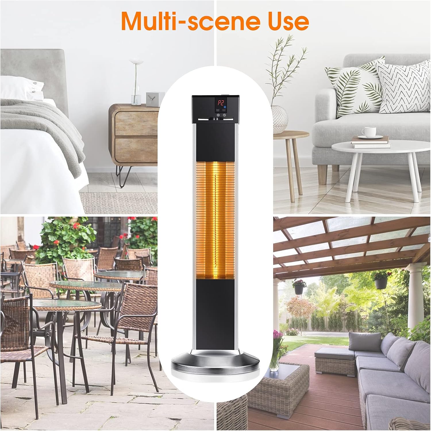 Air Choice 1500W Space Heater with 3S Quick Heat and 3 Modes
