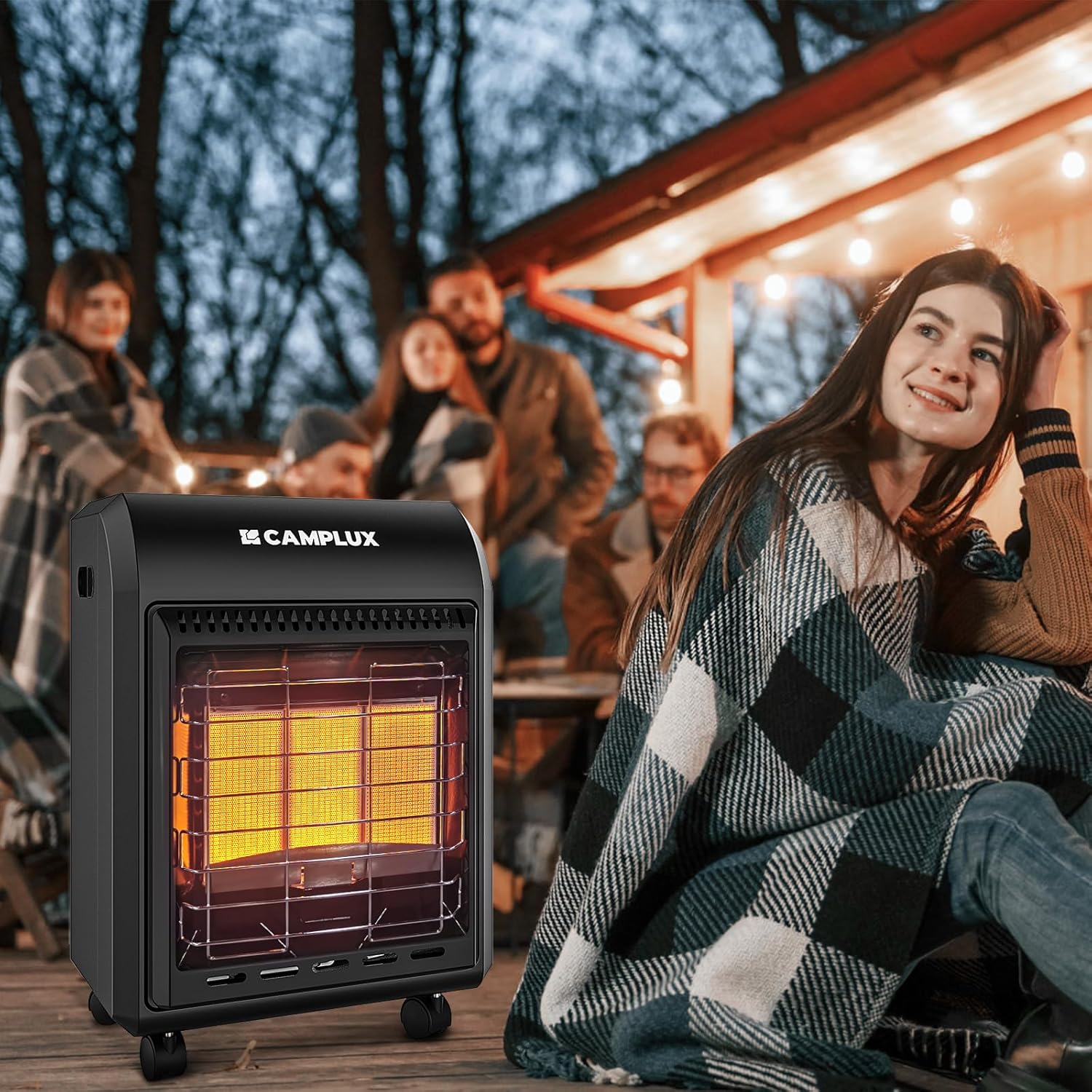 CAMPLUX Propane Heater 3 Modes 6000-18000 BTU Indoor Outdoor