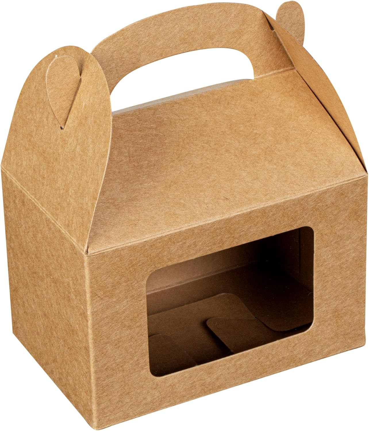 Restaurantware Bio Tek 4x25x25 Inch Gable Gift Boxes For Party Favors
