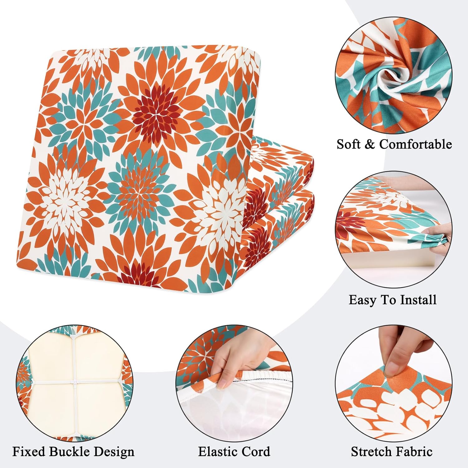 HEBE Outdoor Cushion Covers Set of 12