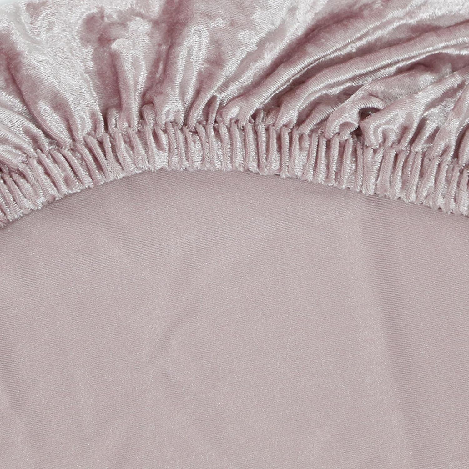 Pink Elastic Bench Cover for Dining Room and Bedroom