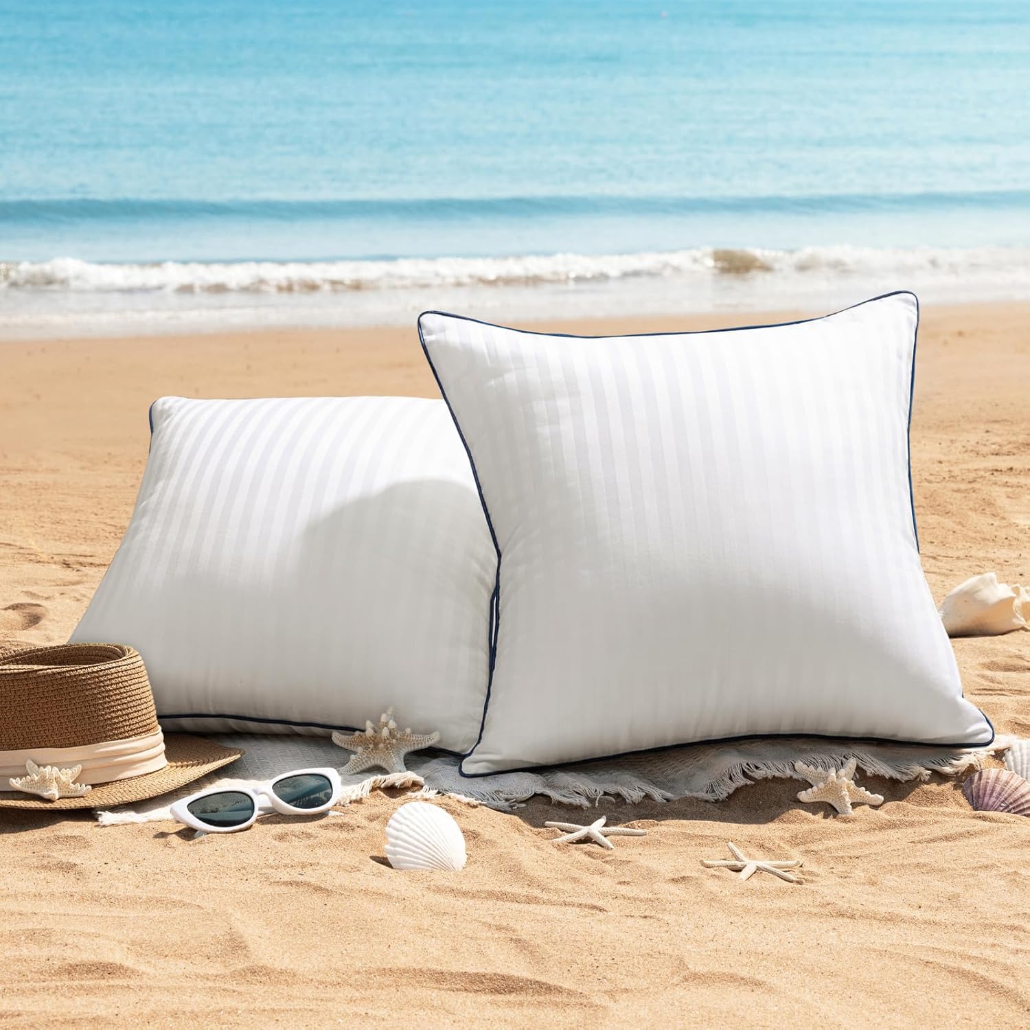 Phantoscope Water-Resistant Pillow Inserts - Pack of 2 20x20 Inch