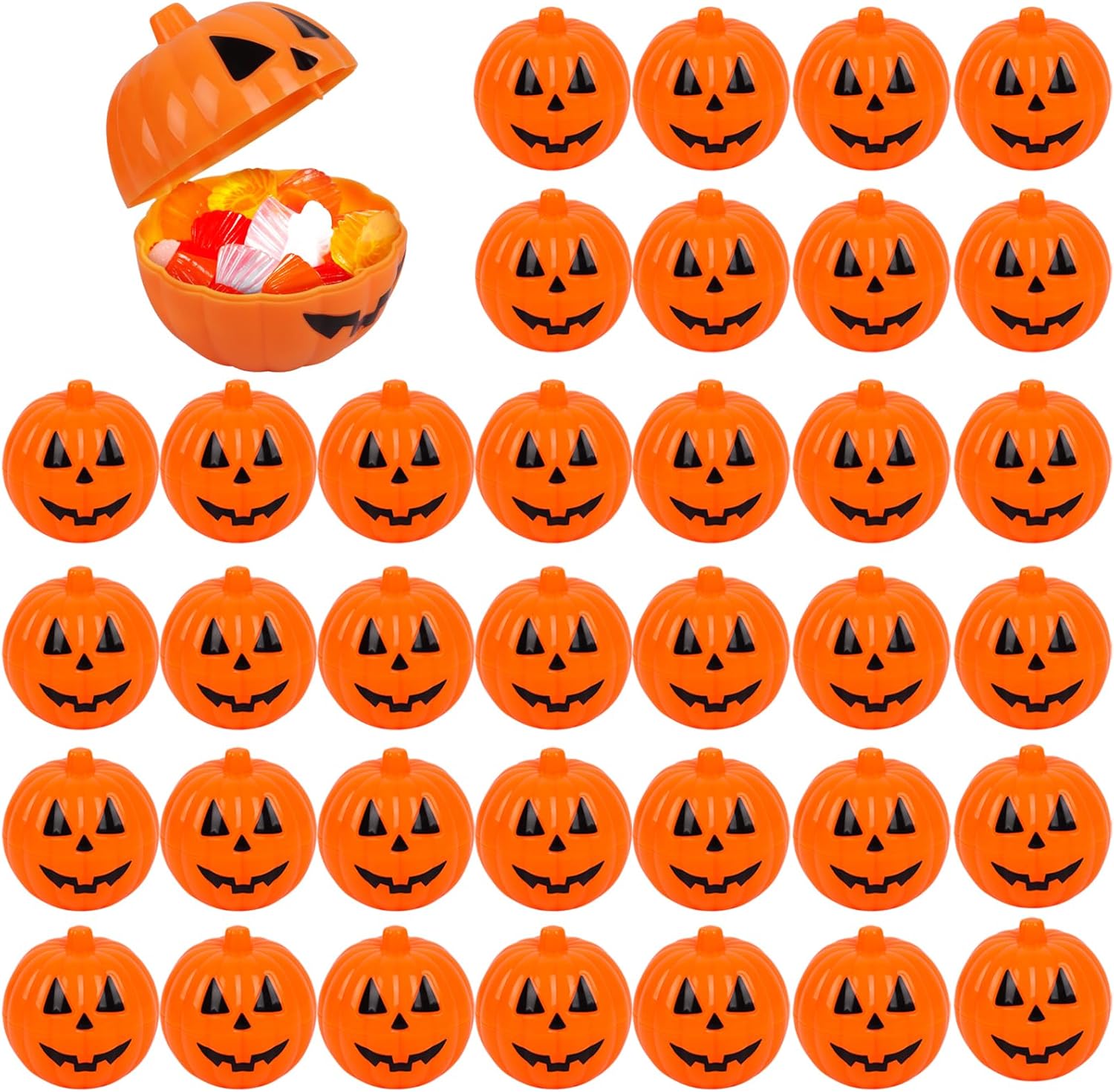 FOIMAS Halloween Pumpkin Candy Box 36pcs