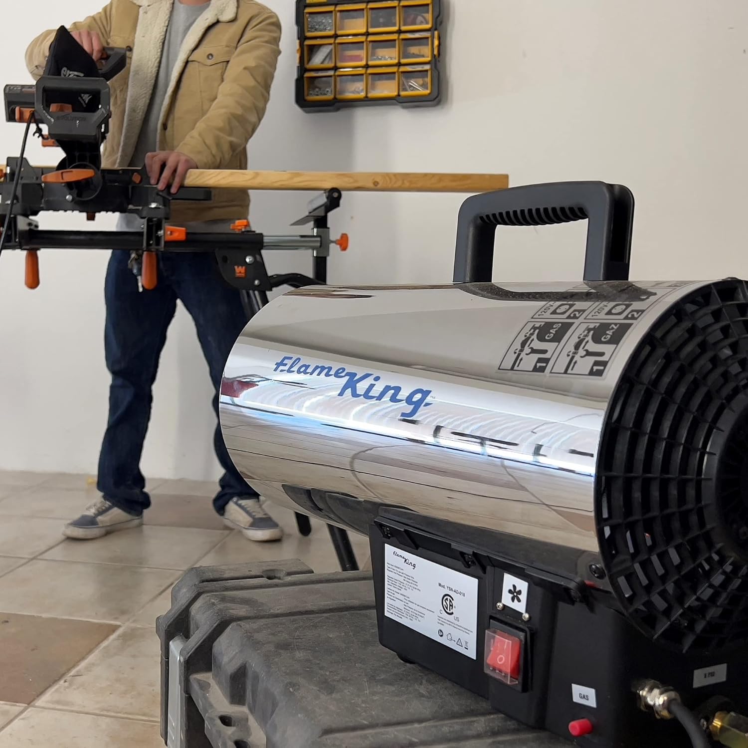 Flame King 60000 BTU Portable Propane Heater