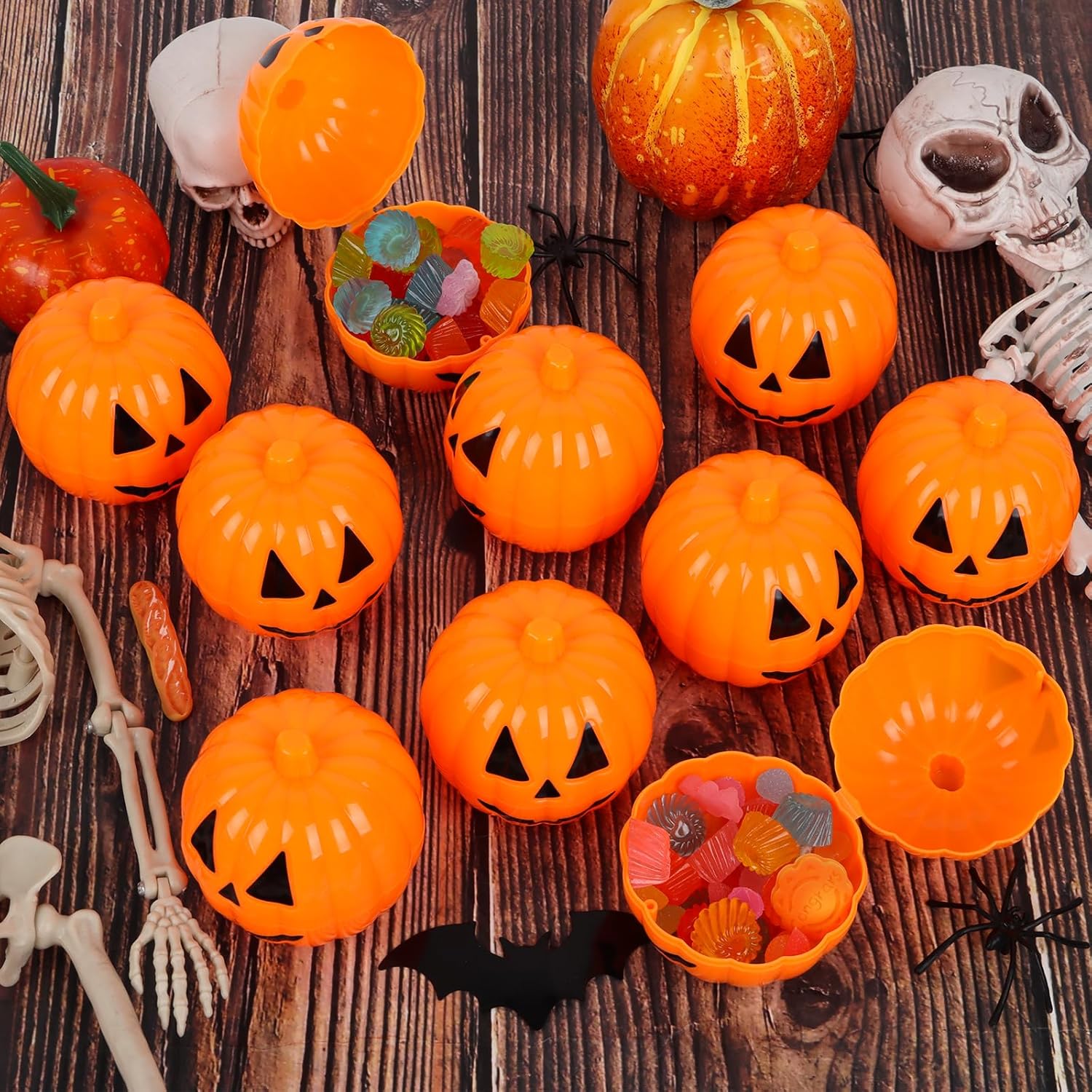 FOIMAS Halloween Pumpkin Candy Box 36pcs