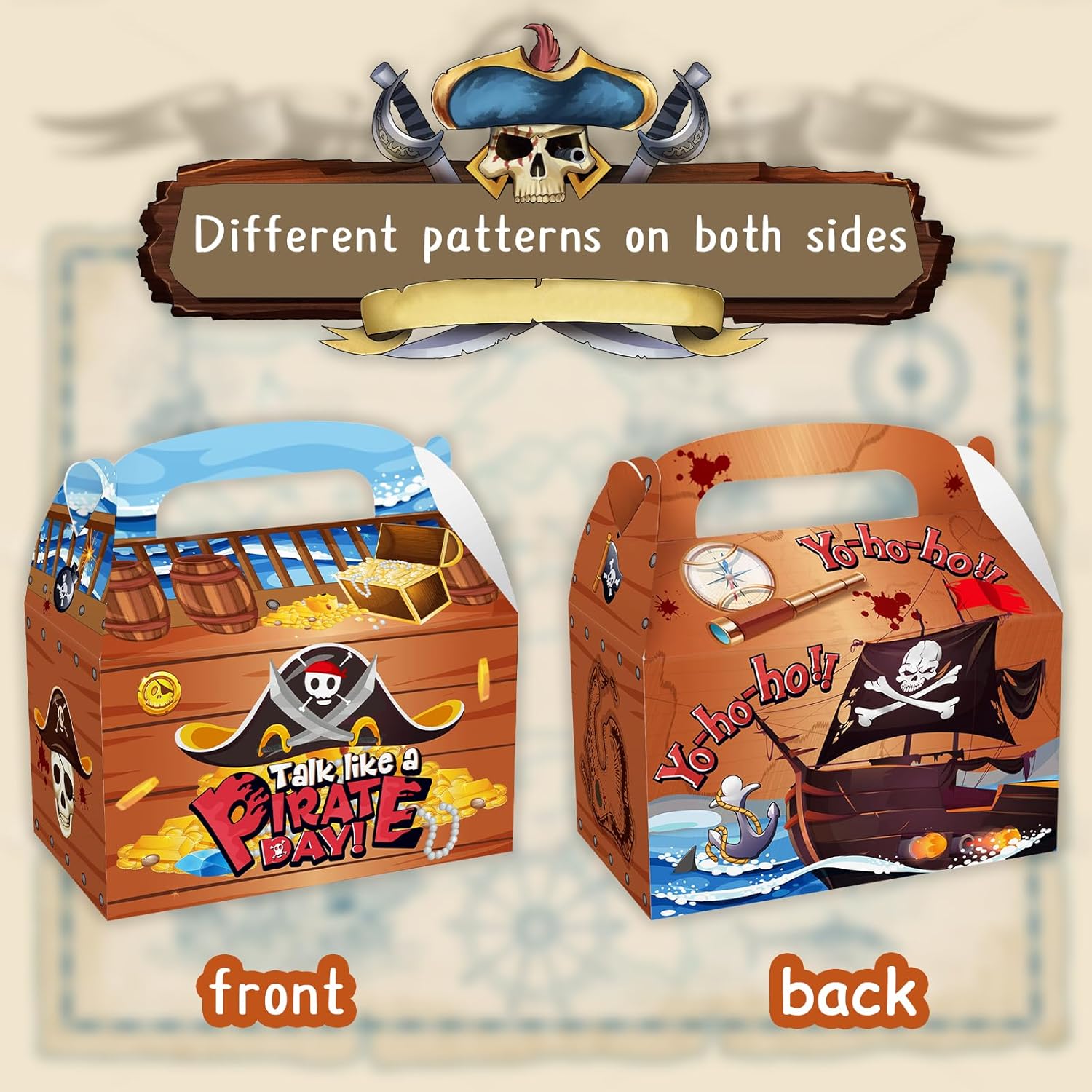 Geluode Pirate Treasure Gift Box Set 12 Pieces