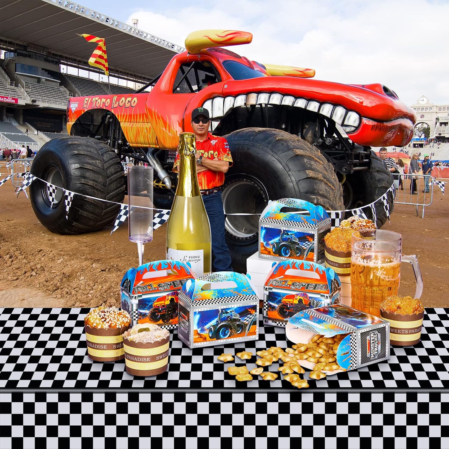 Zonon 24 Piece Race Car Party Favor Boxes