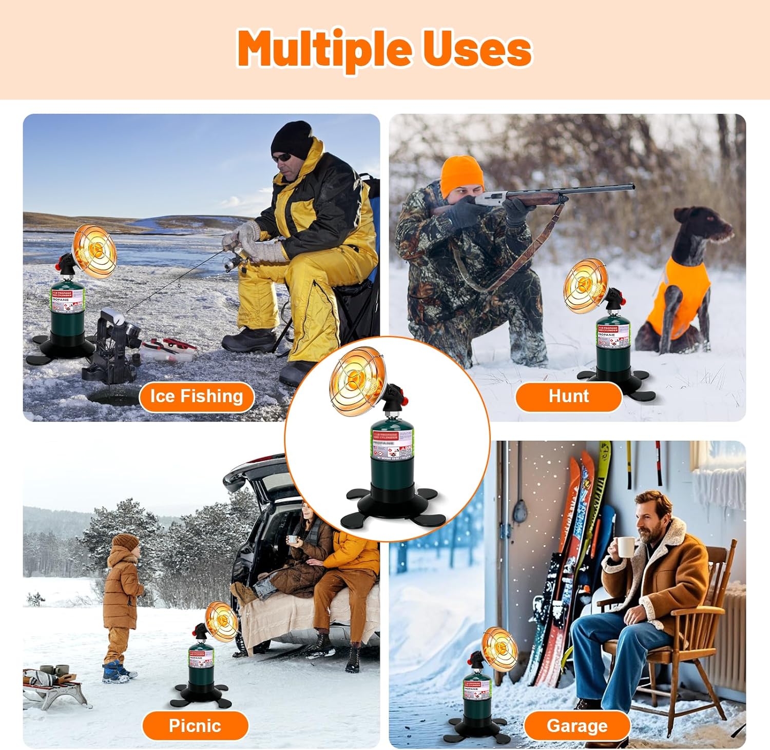 Portable Propane Heater for Camping and Outdoor Use