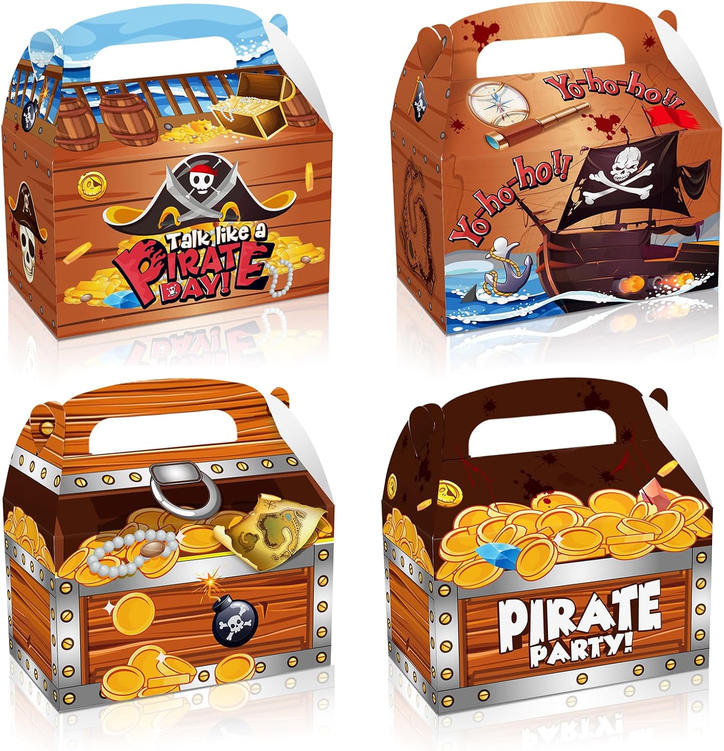 Geluode Pirate Treasure Gift Box Set 12 Pieces