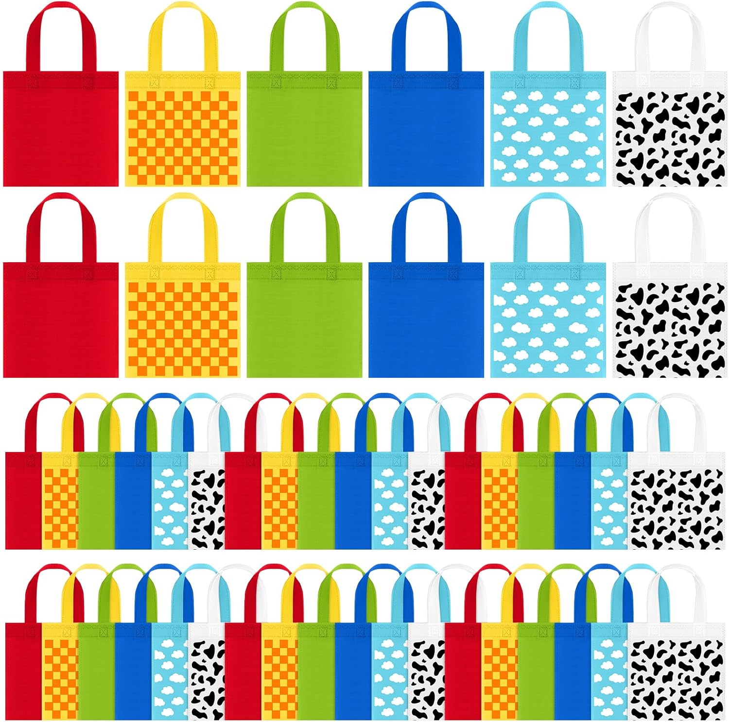 Locmeo 48 Pcs Cartoon Story Gift Bags