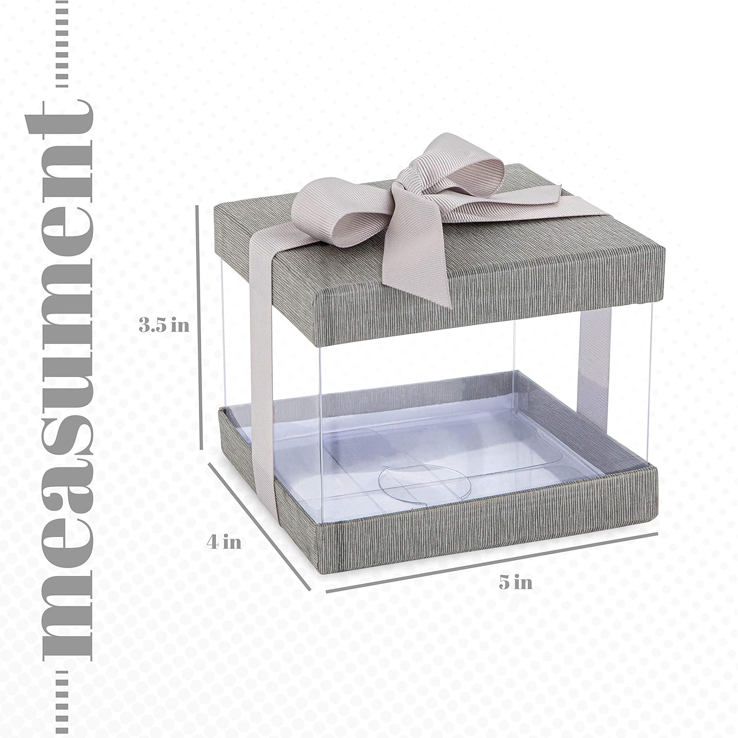 Hammont Clear Gift Box 6-Pack