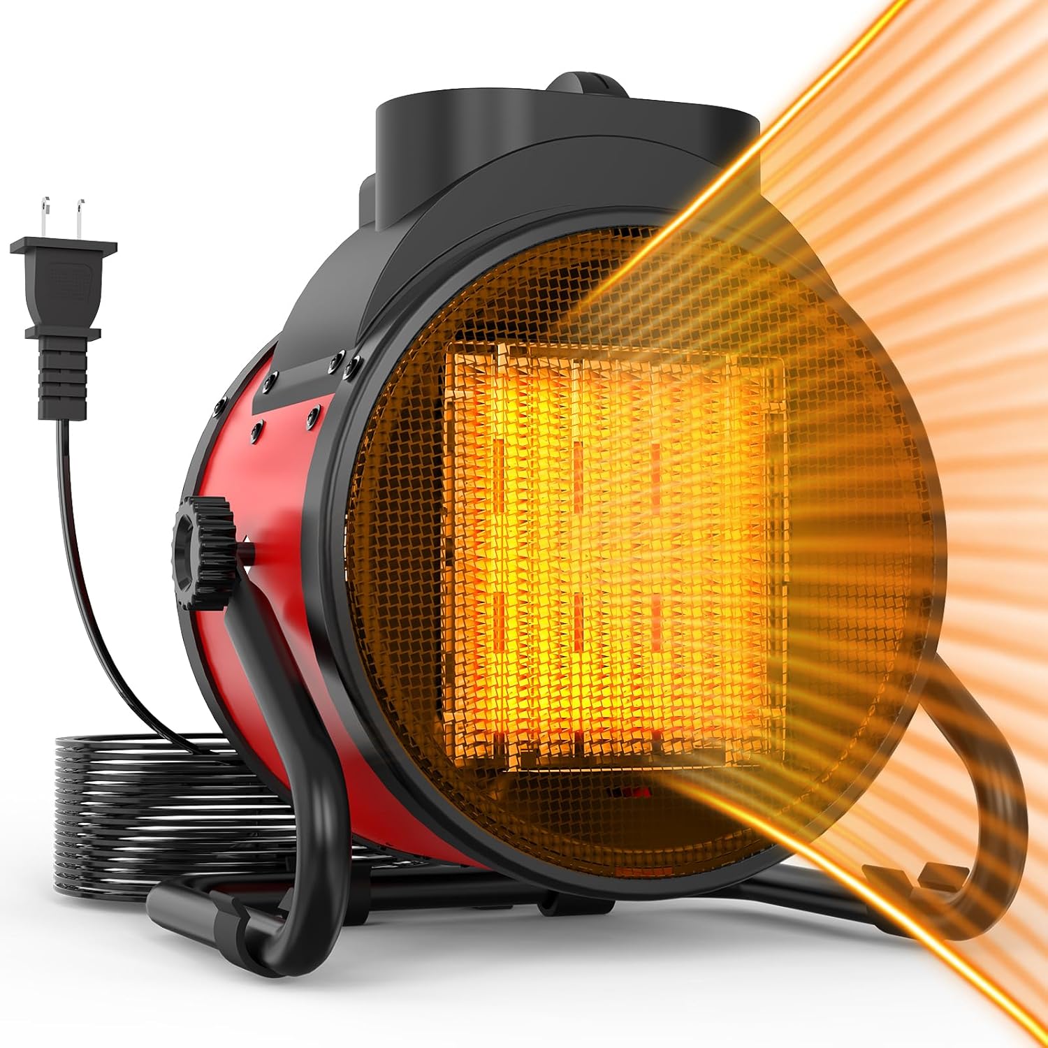 1500W Portable Electric Patio Heater with 3 Modes and Overheat Protection
