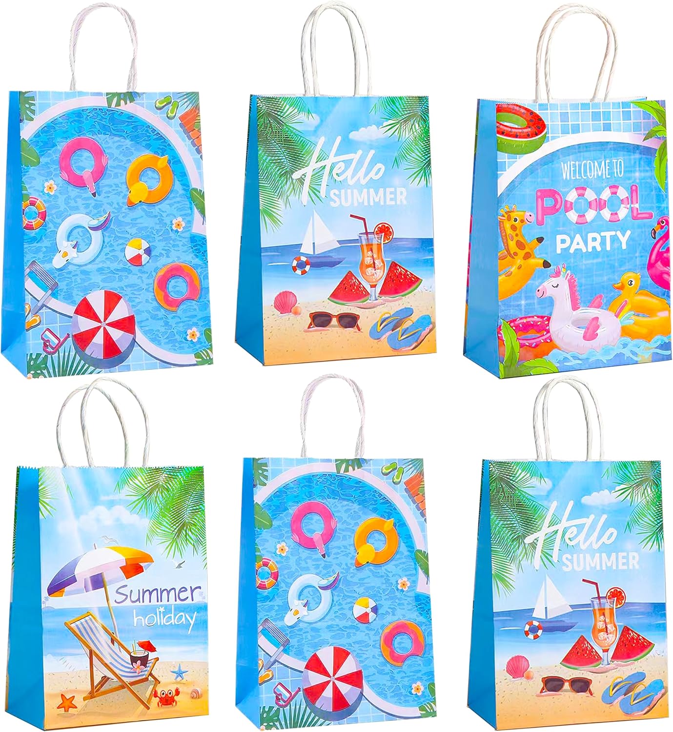 C L Cooper Life Summer Pool Party Gift Bags 12PCS