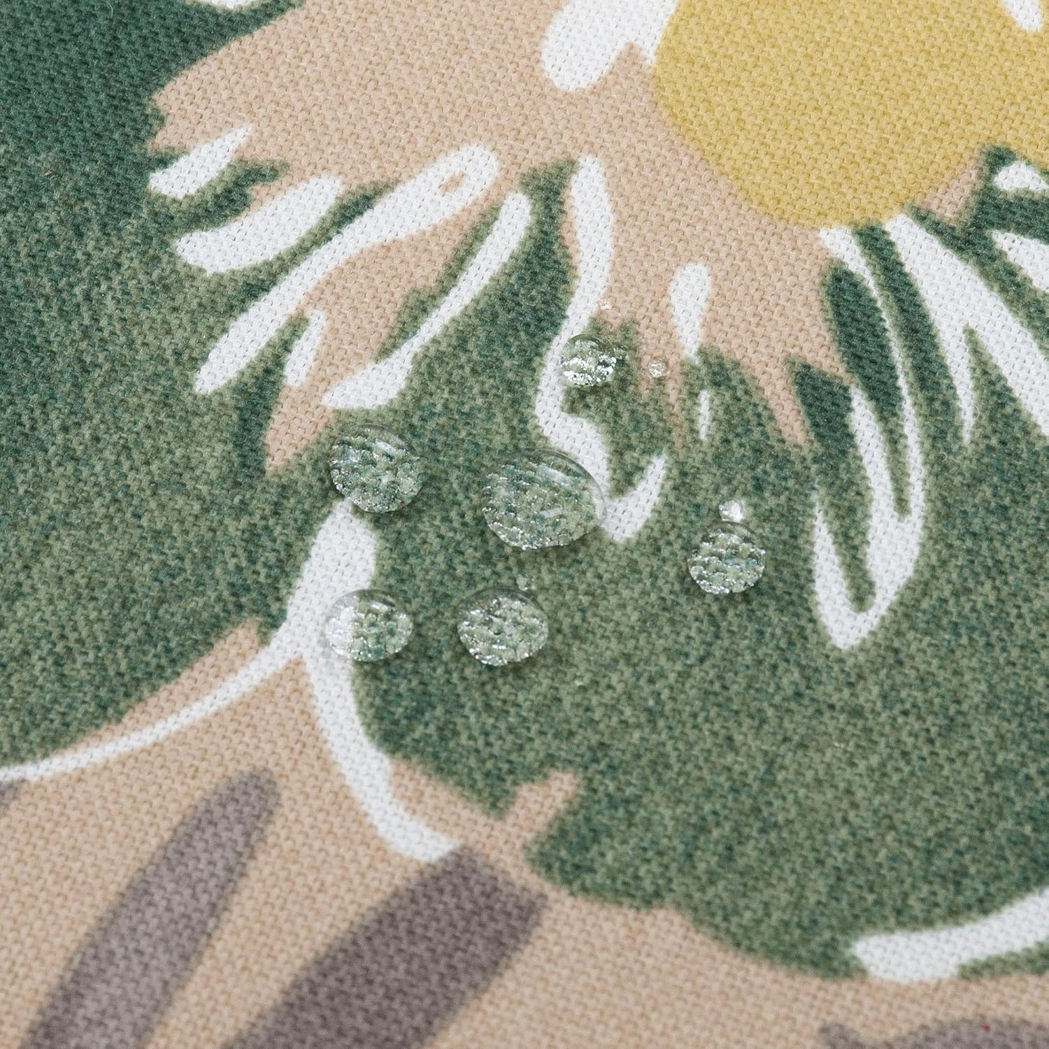 Magpie Fabrics Swing Cushion Covers 2 Set Green Floral