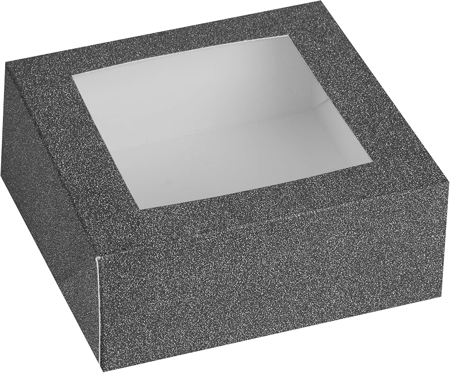 Hammont Window Box with 4 Sections - 6 Pack - Black