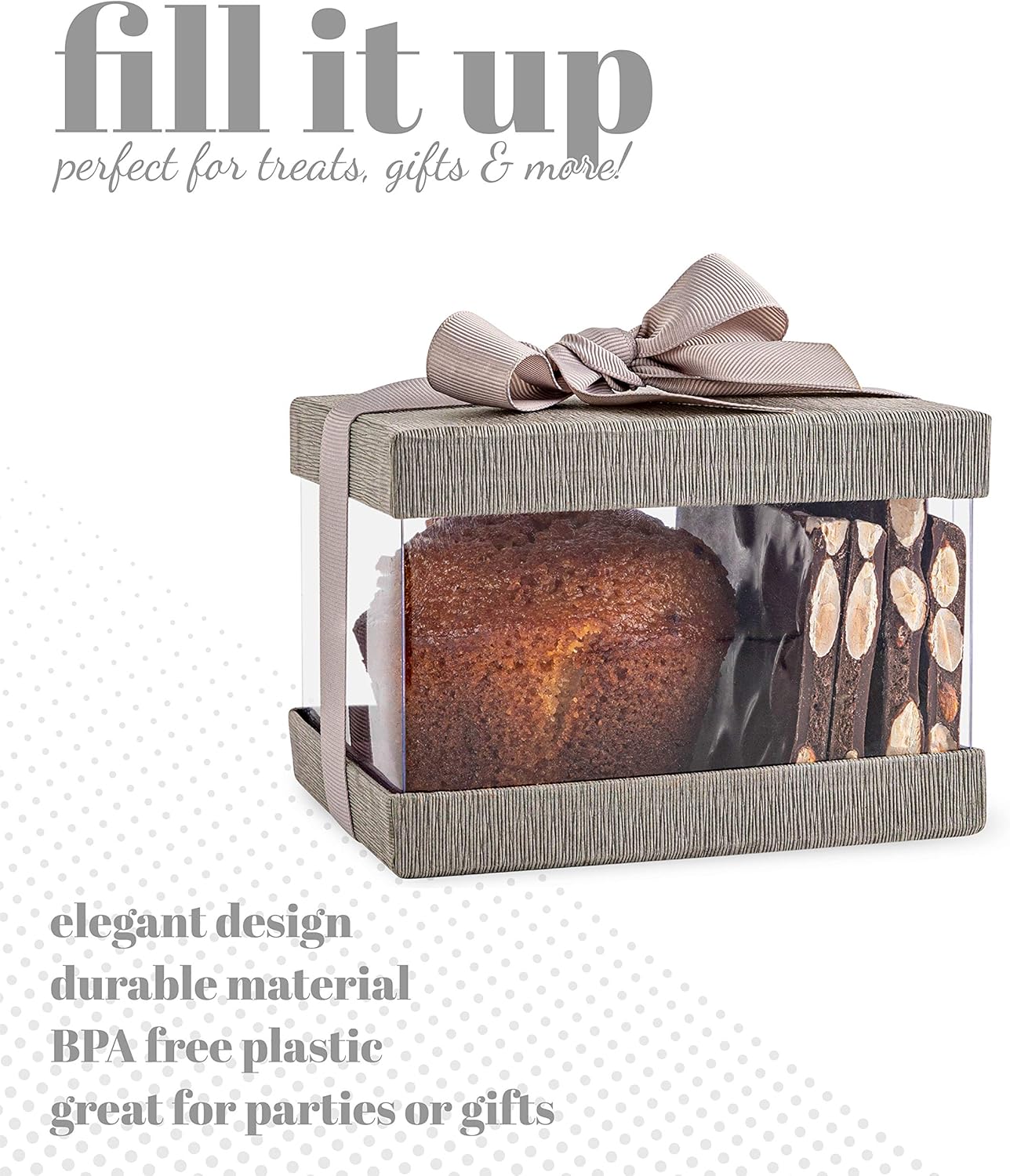 Hammont Clear Gift Box 6-Pack