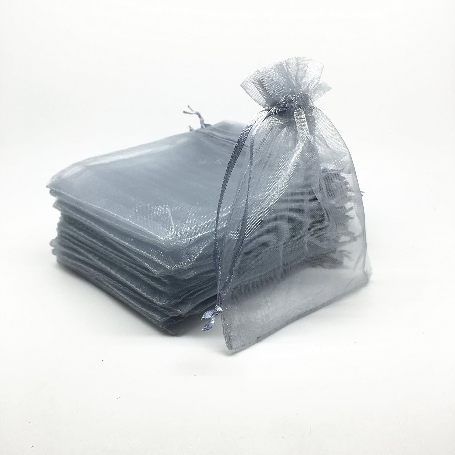 100pcs 4x6 Inch Drawstring Organza Gift Bags for Weddings