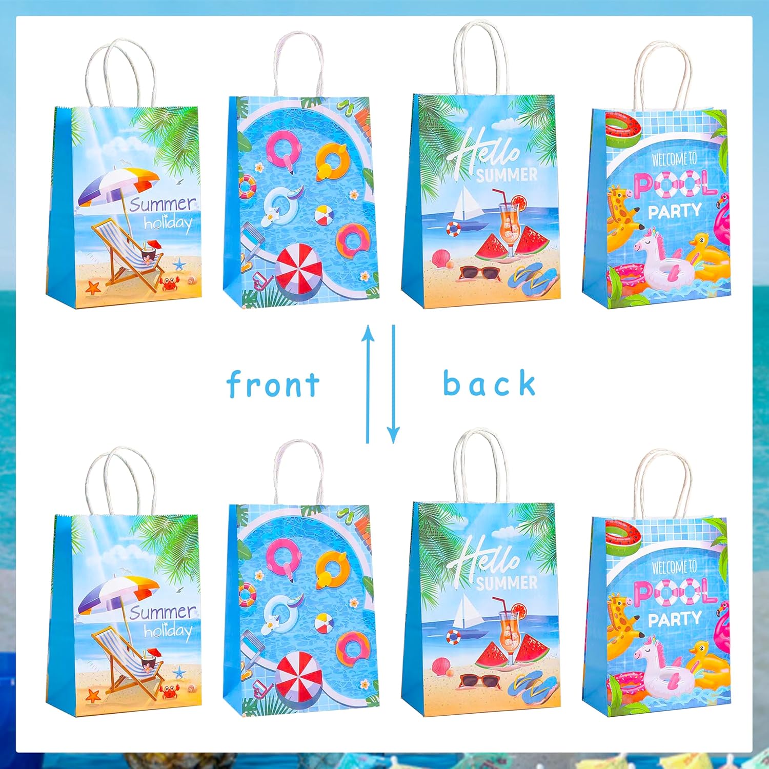 C L Cooper Life Summer Pool Party Gift Bags 12PCS
